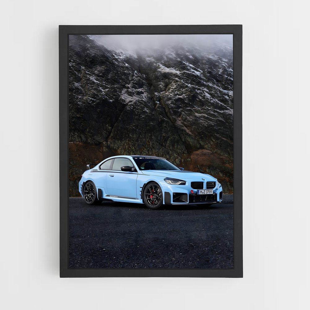 Poster Blue Mountain Racer – affiche BMW (vue 2)